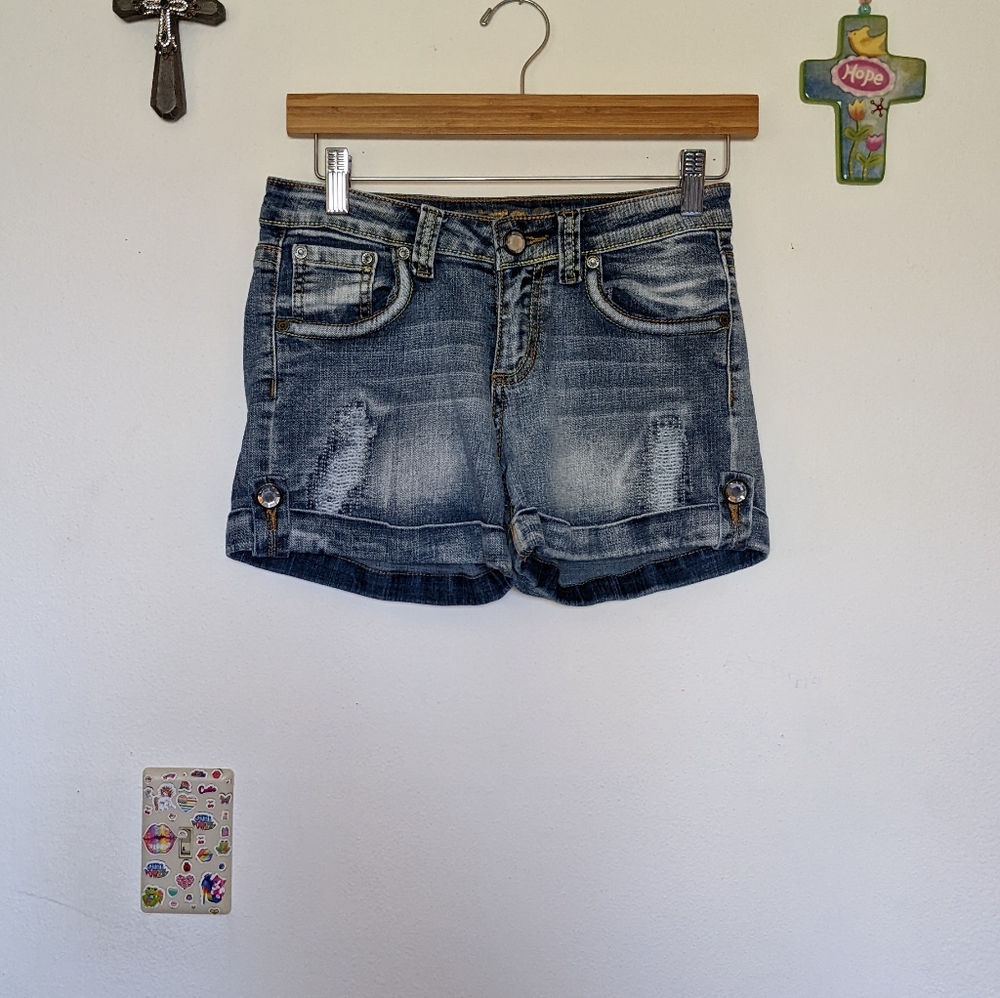 Uproar Girls Jean Shorts